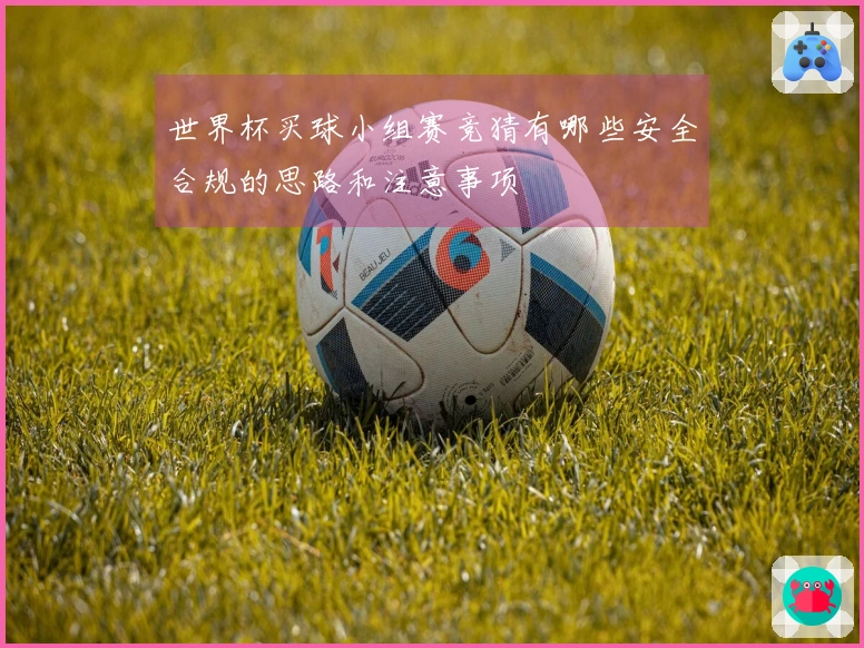 世界杯买球小组赛竞猜有哪些安全合规的思路和注意事项