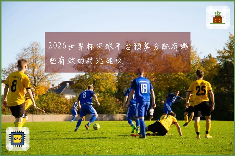 2026世界杯买球平台预算分配有哪些有效的对比建议