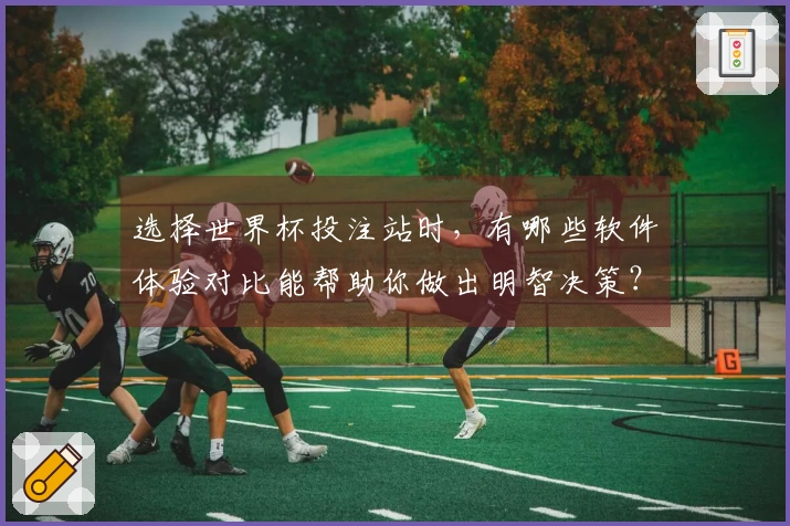 选择世界杯投注站时，有哪些软件体验对比能帮助你做出明智决策？